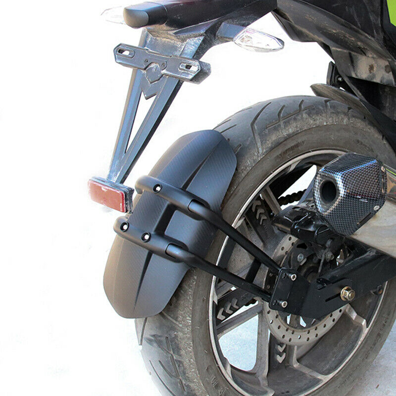 Motorcycle PVC 10-13'' Rear Wheel Fender Mudguard Protector Frame Splash Guard