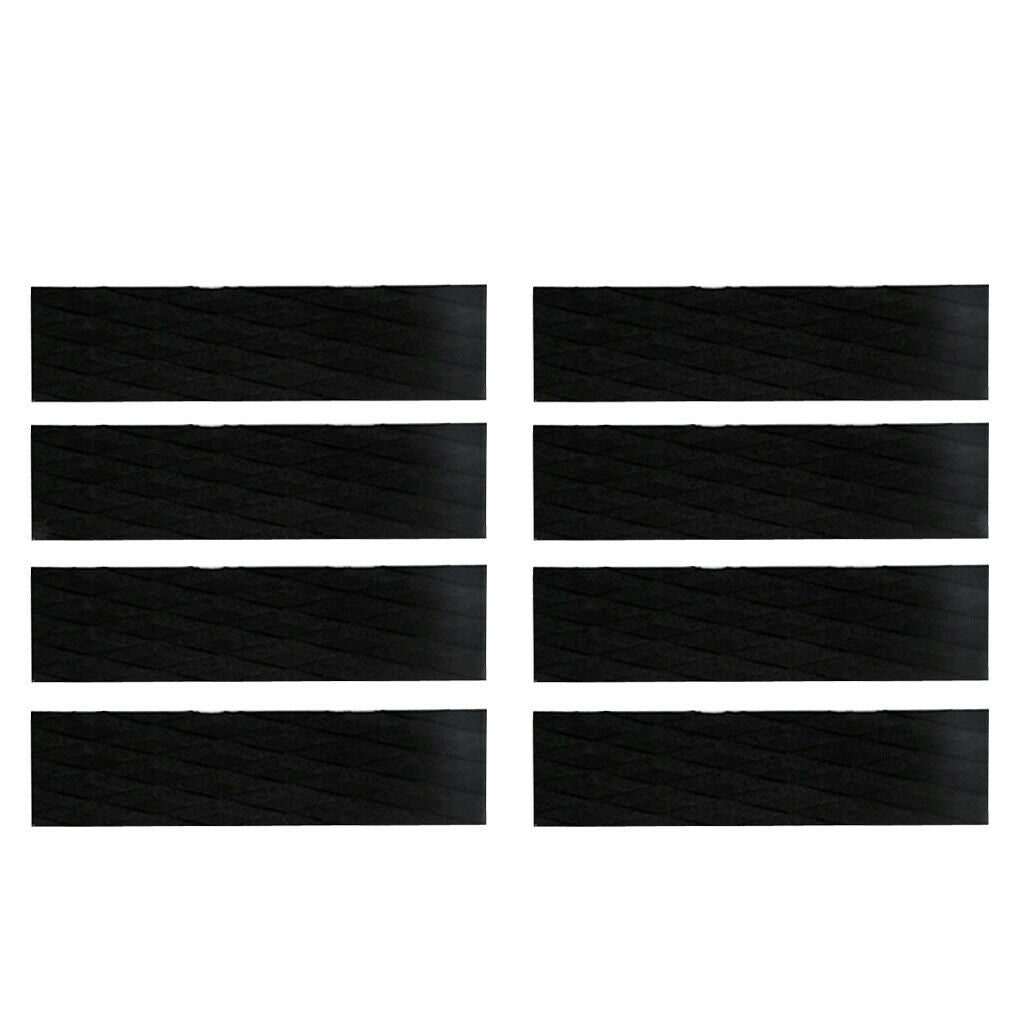 8x non-slip black EVA surfboard skimboard traction pad bar handles
