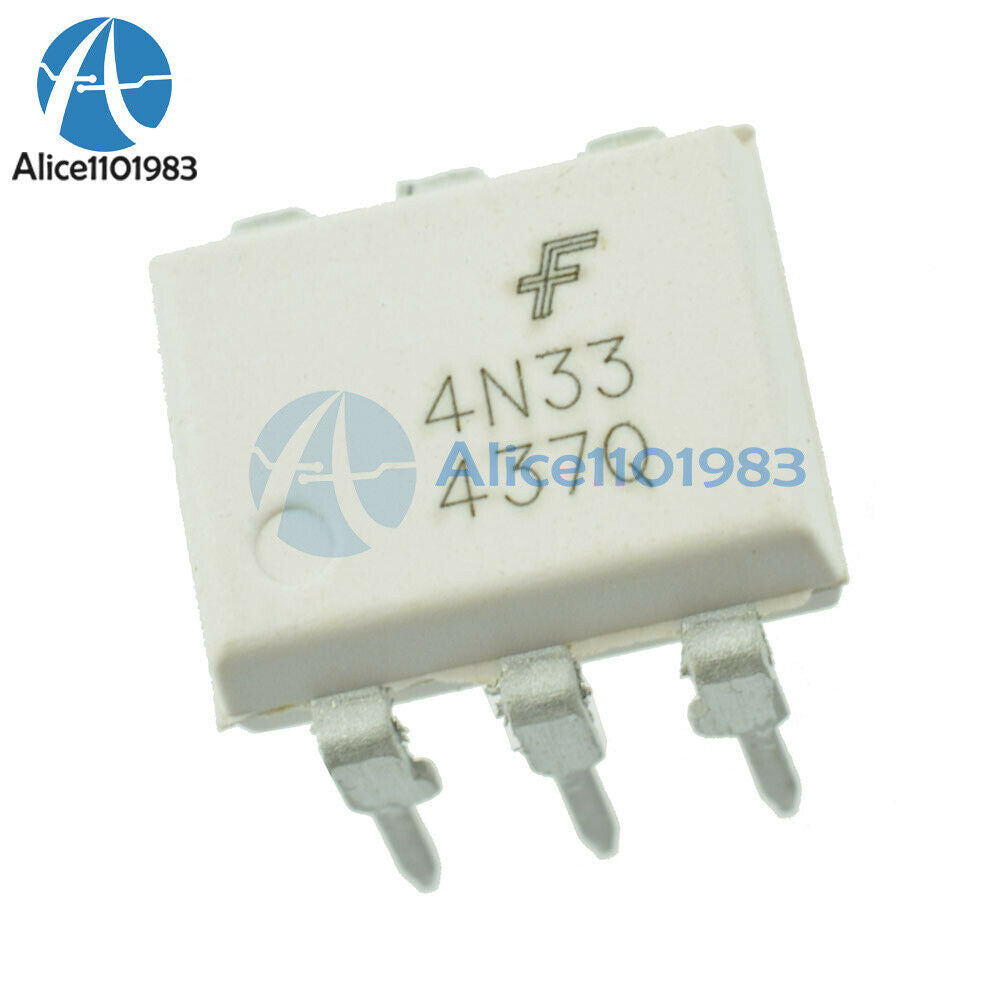 50PCS IC 4N33 FSC DIP6 PHOTO TRANSISTOR 4N33