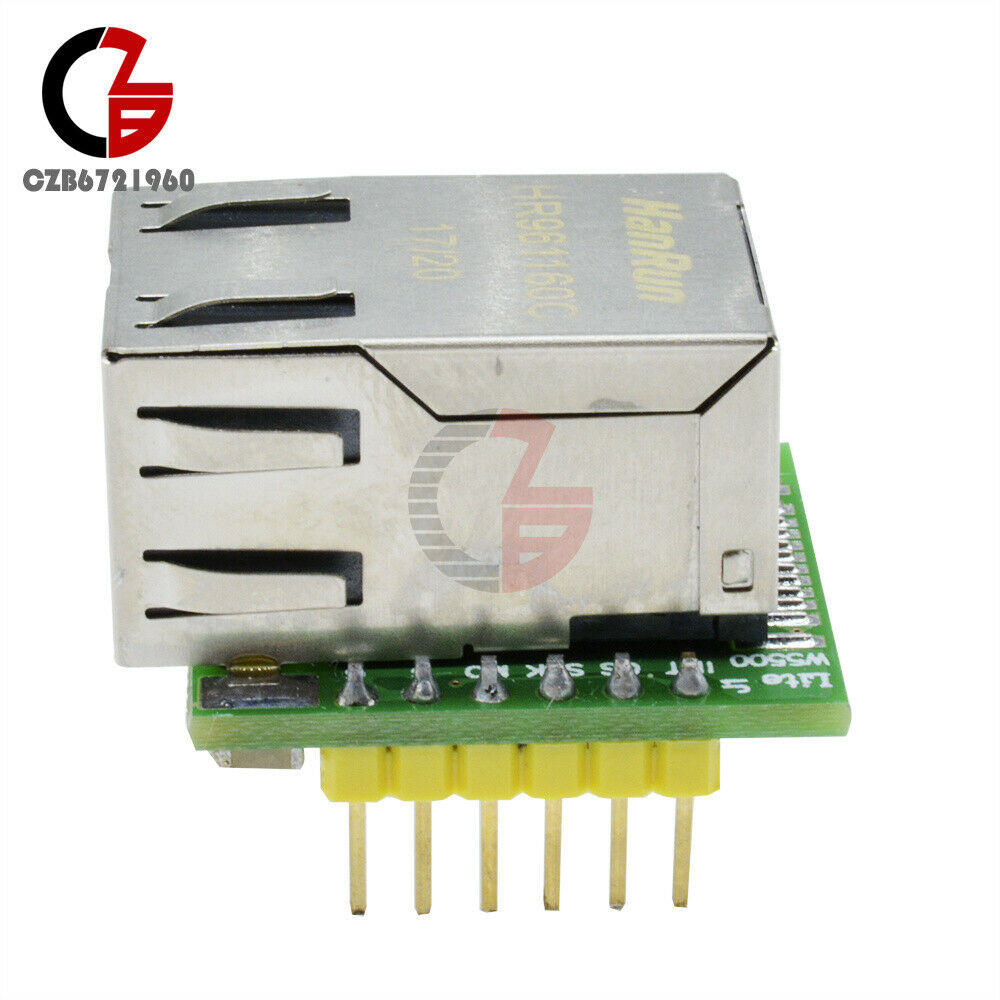 1*USR-ES1 80MHz ENC28J60 W5500 Chip SPI to LAN/ Ethernet Converter TCP/IP Module