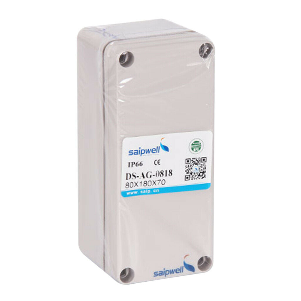 Electronic Enclosure Box (80 x 180 x 70mm), Waterproof DIY Boxes for Electronics