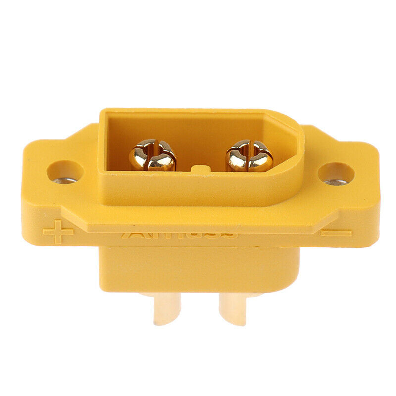 Mountable XT60 Male Plug Connector For Racing Models Fixed Board DIY Spare P Kt