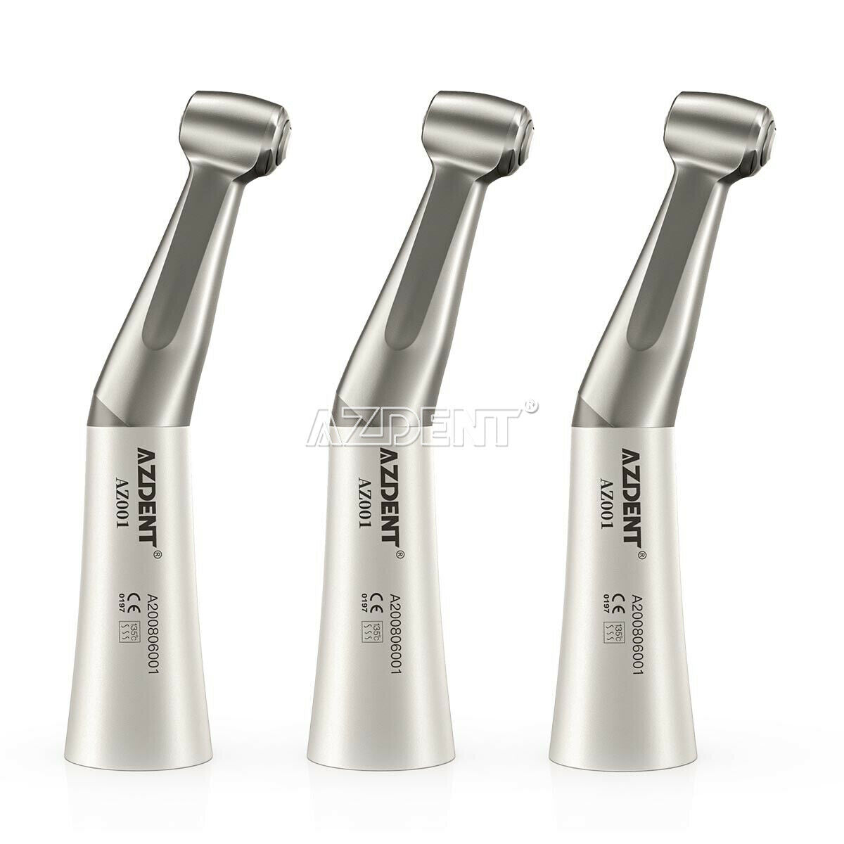 3XDental Low Speed Contra Angle Handpiece Push Button 1:1 Direct Drive 20,000rpm