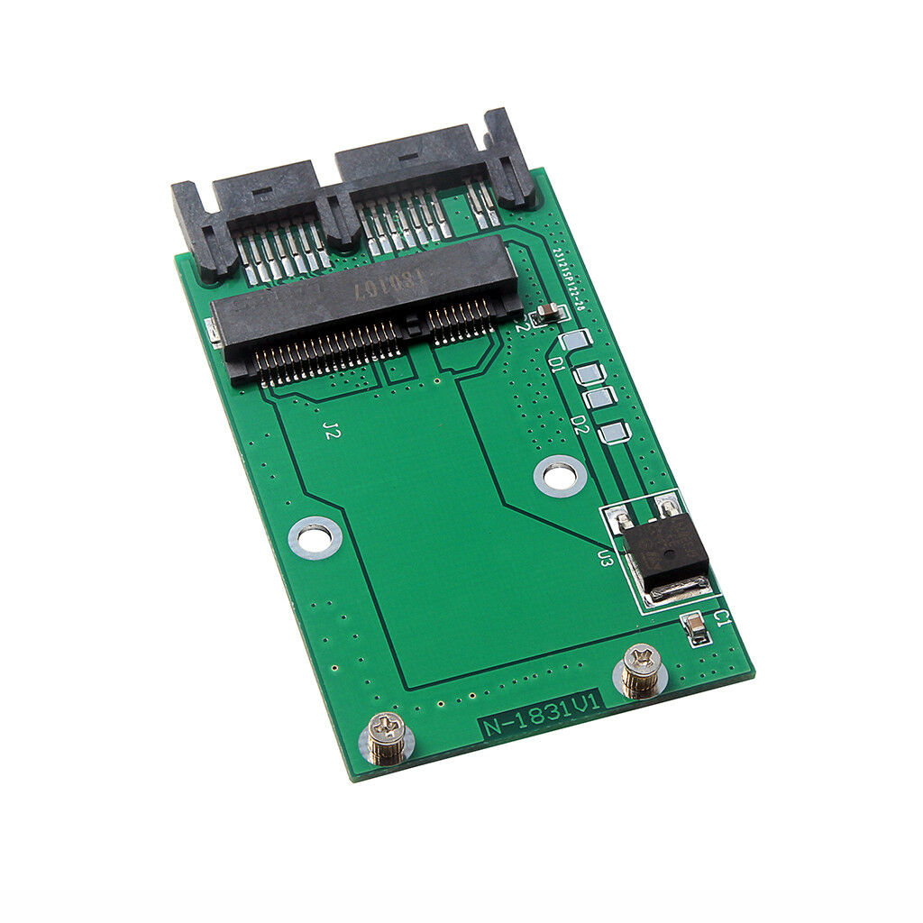 Mini PCIe PCI-e MSATA SSD To 1.8" Micro SATA Adapter Converter Card PCBA