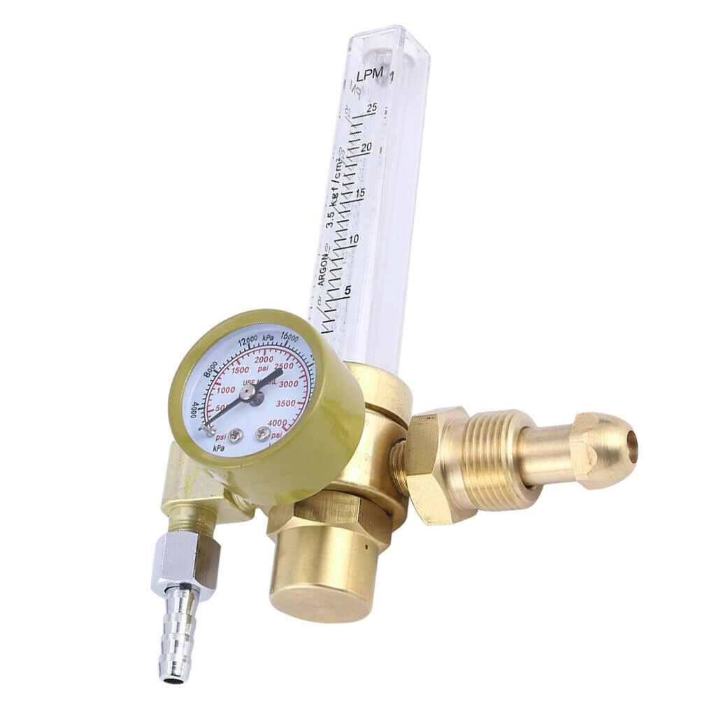 Professional CO2 TIG/MIG Full Copper Flow Meter Regulator Gas Weld CGA-580