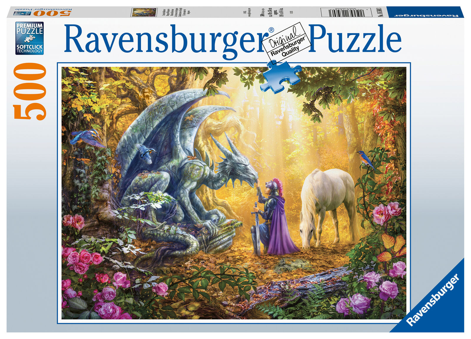 16580 Ravensburger The Dragon's Spell Jigsaw Puzzle includes 500 Pieces Age 10 Y