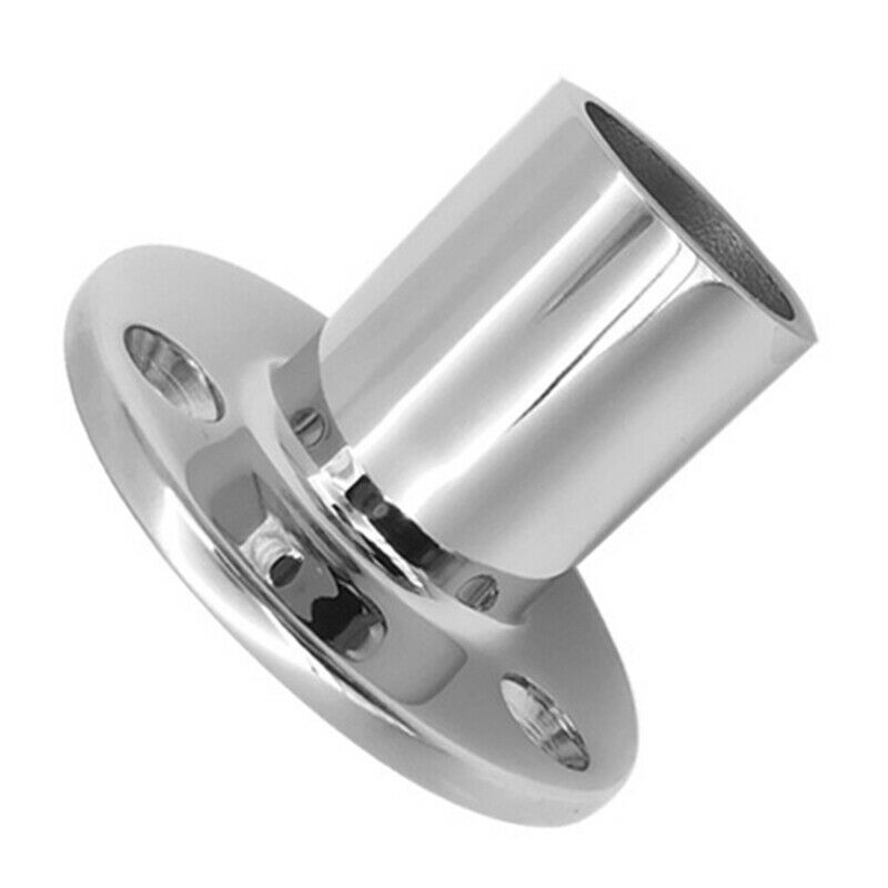 316 Stainless Steel 90 Degree Marine Boat Hand Rail Fitting Round Stanchion N8B2