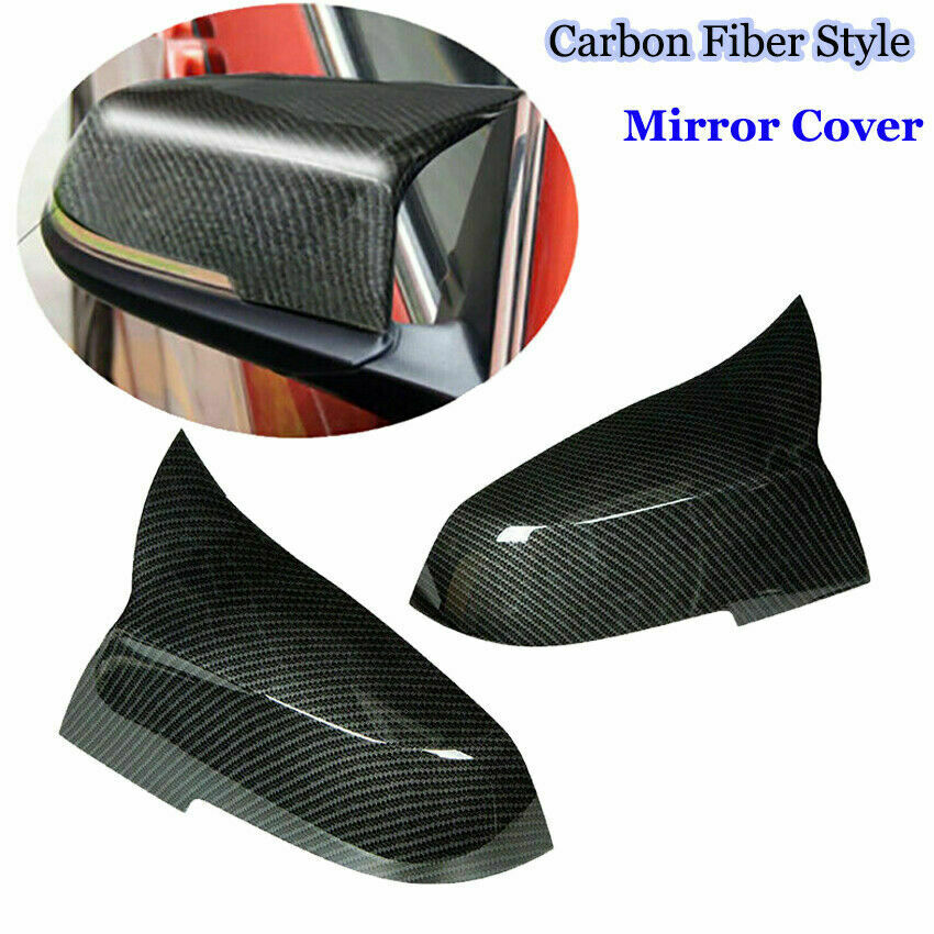 For BMW 2-Series F87 M2 2016-2021 Carbon fiber Look Rear Mirror Cover Caps