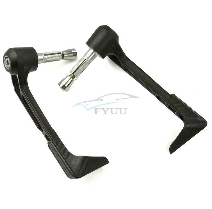 2× Universal Adjustable 15mm-18mm Motorcycle Lever Handlebars For BMW Yamaha