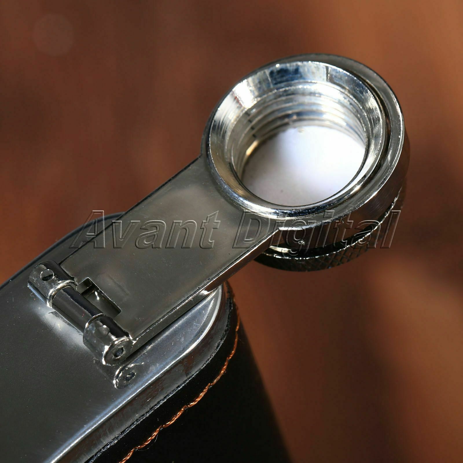 7oz Portable PU Leather Stainless Steel Hip Flask Pocket Liquor Whiskey Flagon