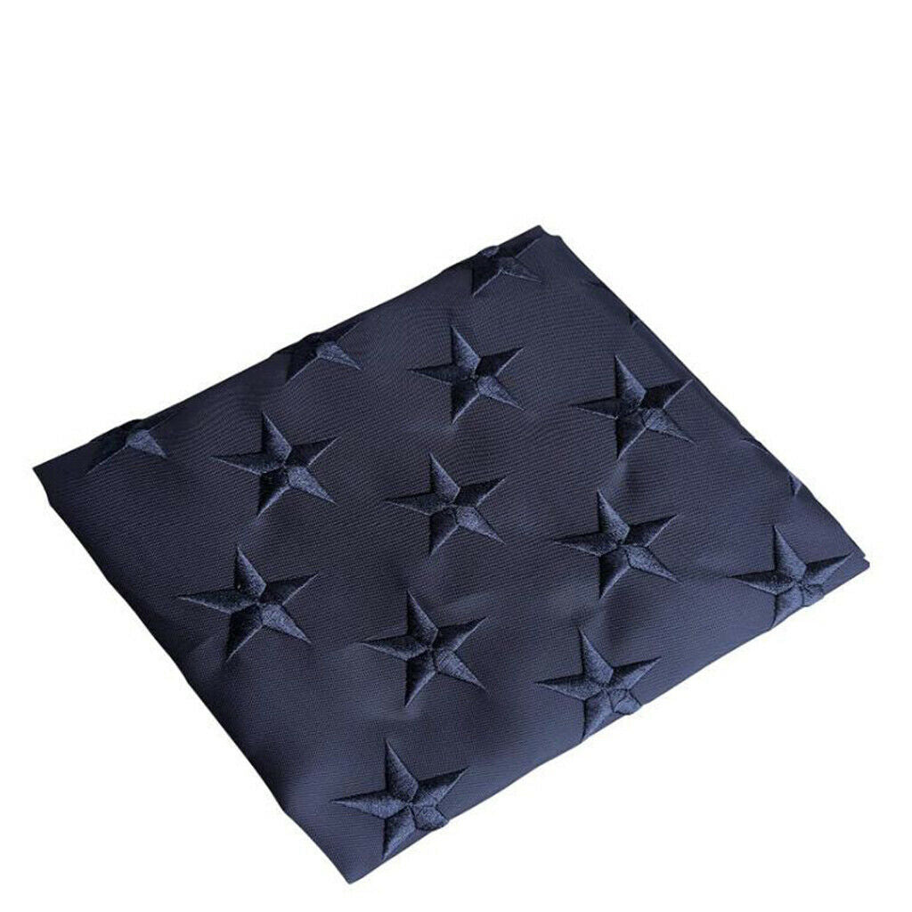 1pc Durable All Black American Flag 3x5 ft Embroidered US USA Flags 90x150cm