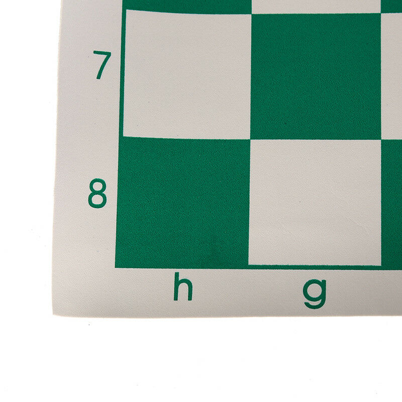 34.5x34.5cm chess board for children's educational games green & white col.l8
