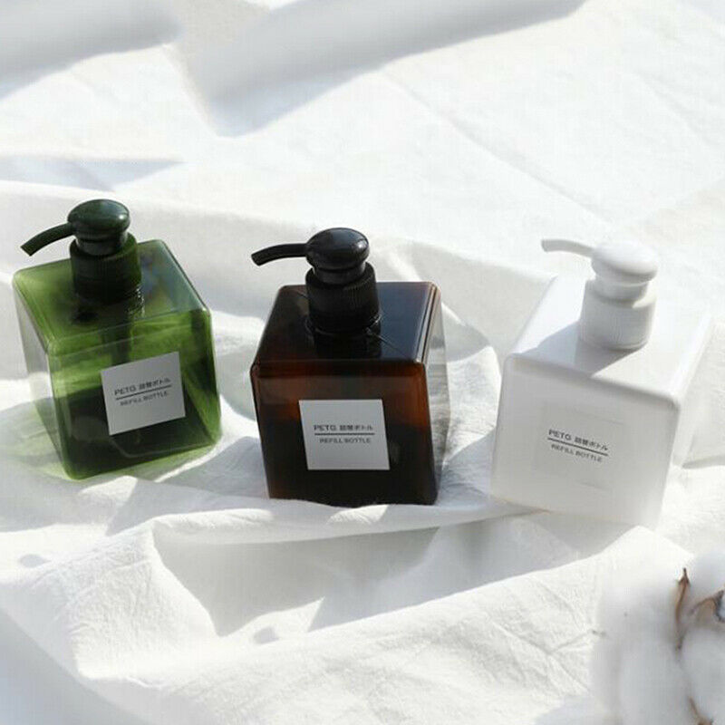 250ml Bathroom Liquid Dispenser Shampoo Body Wash Lotion Bottle Travel Bot^q Ad