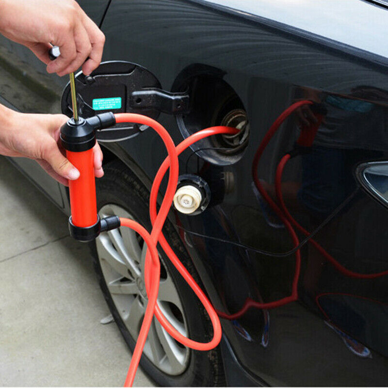 Manual Car Fuel Oil Fluid Suction Vacuum Extractor Transfer Siphoning Pump Kit