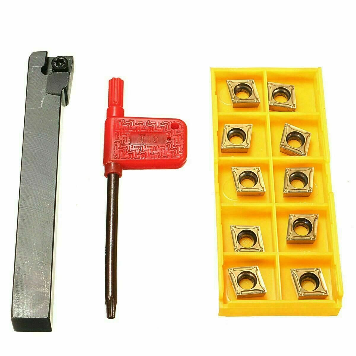 SCLCL1212H09 12x100mm Lathe Turning Tool Holder+CCMT09T304 BP010 CNC Insert