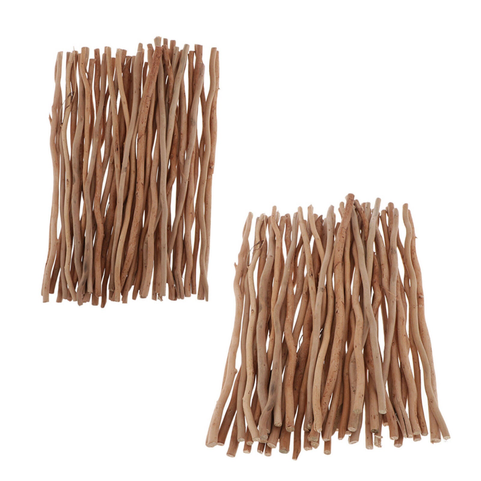 100x Driftwood Tree Branch Rustic Wood Stick Dowel Natural Wood 30/40cm