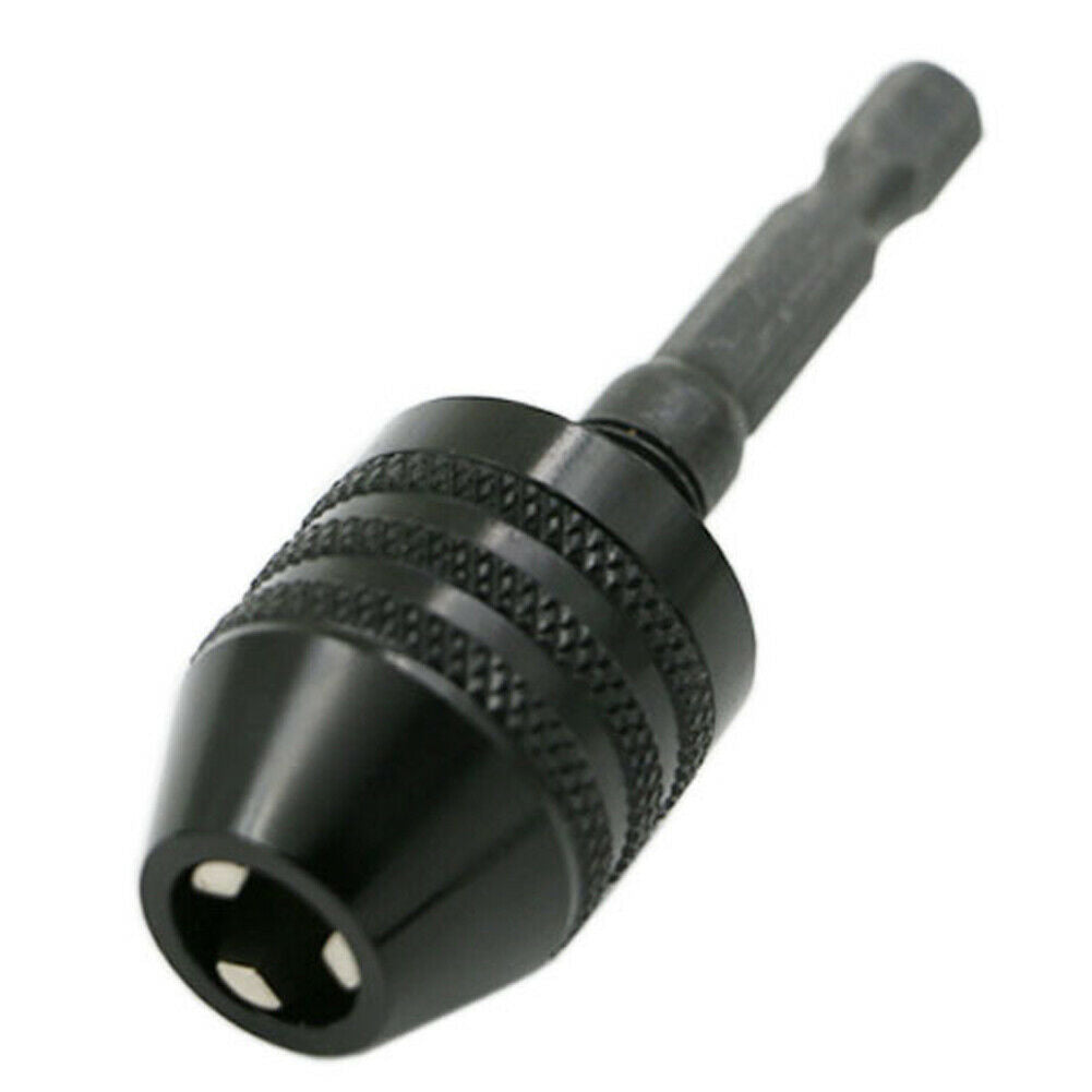 1/4Inch Hex Shank Conversion Keyless Drill Chuck Quick Change Adapter 0.3-8mm