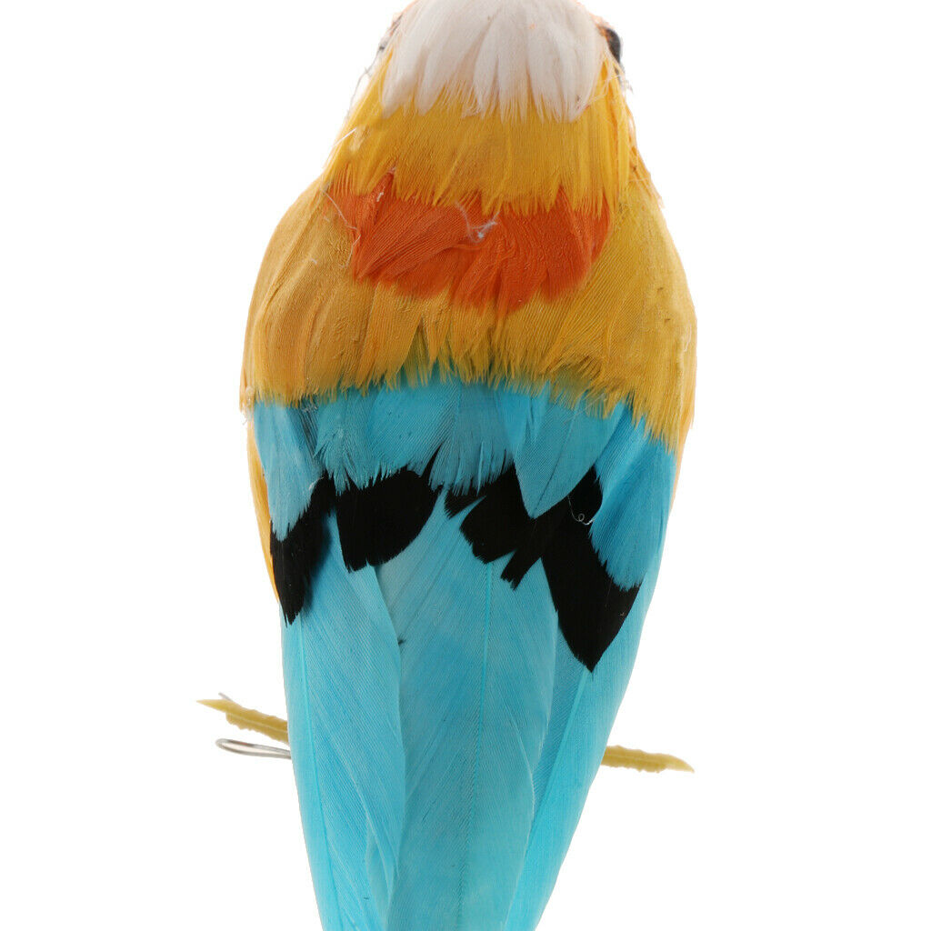 Realistic Nature Animal Artificial  Bird Statue Home Wedding Decor Crafts - F