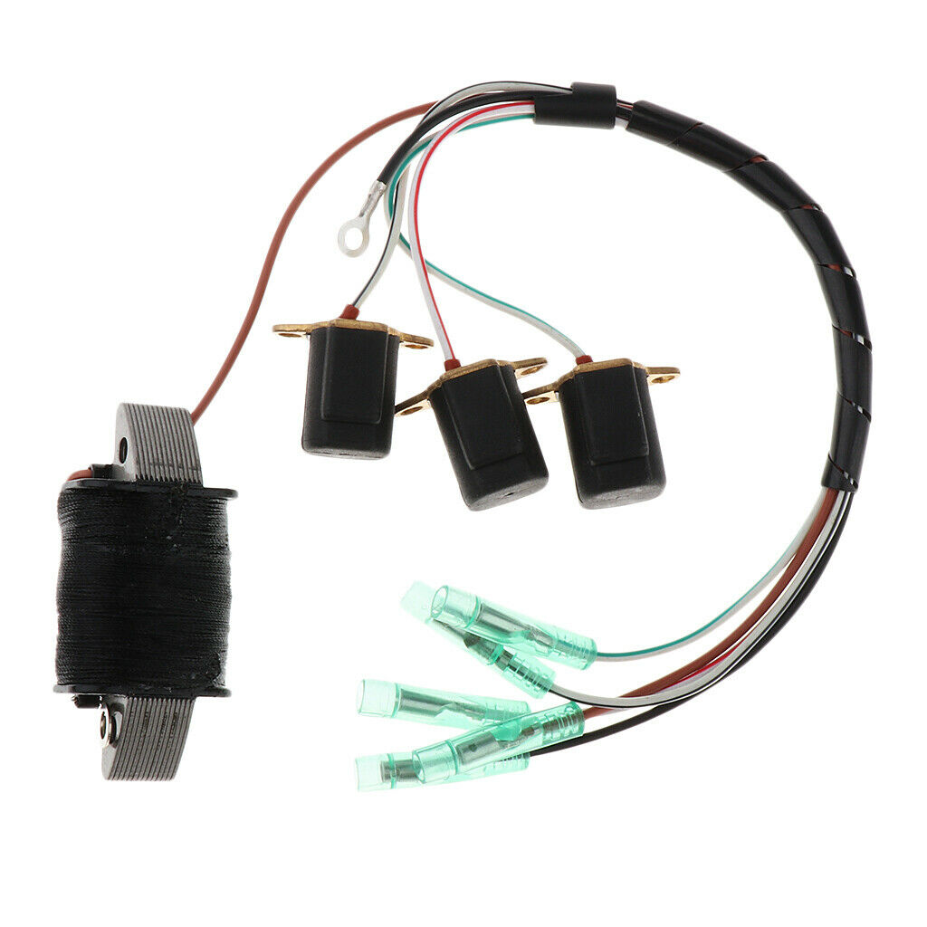 6H2-85520-10-00 Outboard Charge Coil Set For Yamaha C P 60HP 70HP 2 Stroke