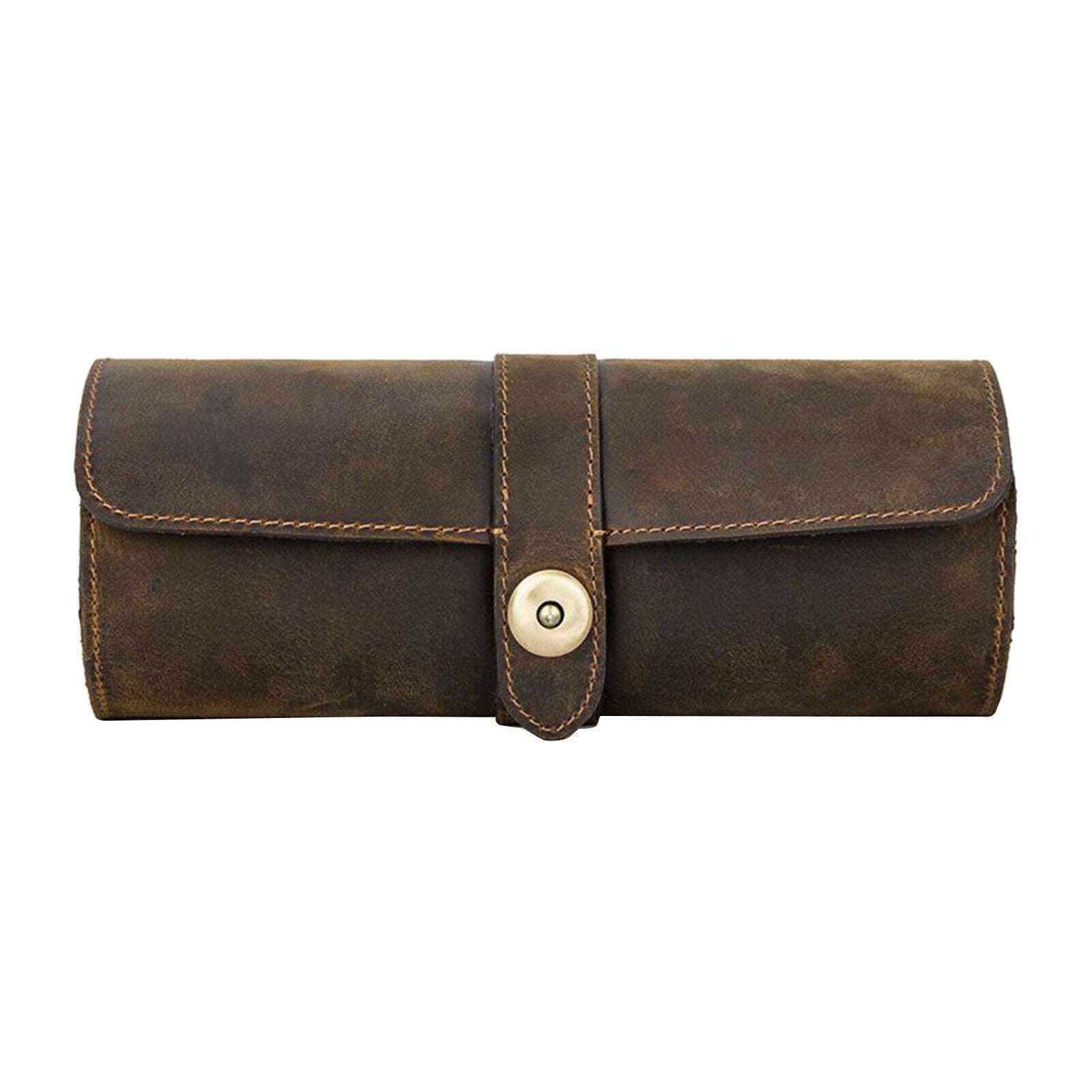 Easy Carry Handmade Multi-Purpose Watch Roll Pouch Organizer for Travel
