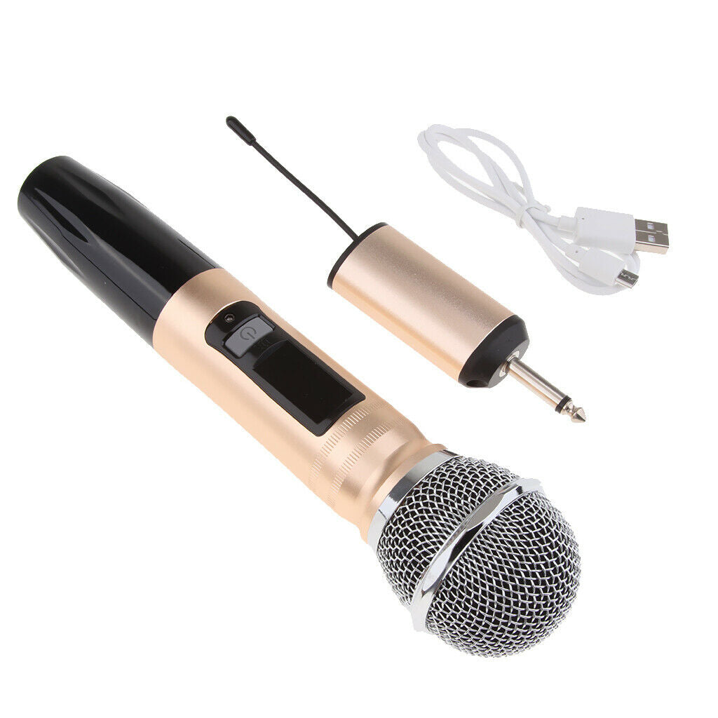 Handheld Wireless Microphone System with USB Cable Wireless Receiver