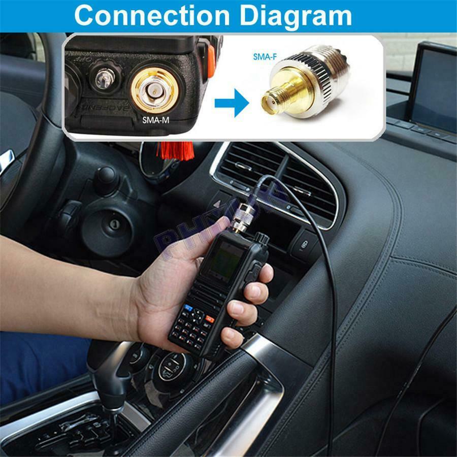 Car Dual Band Antenna Kit For Radio TM-271 TM-471 FT-1802M KT8900 BF-9500 F1821