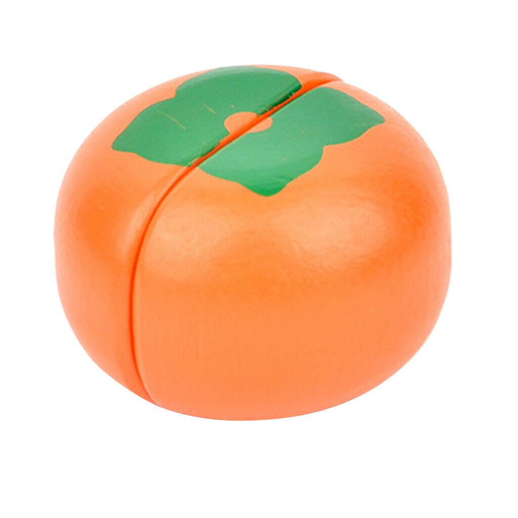 Wooden Tomato Cutting Food Playset,Kitchen Play Toys for Pretend Play Role-Play,