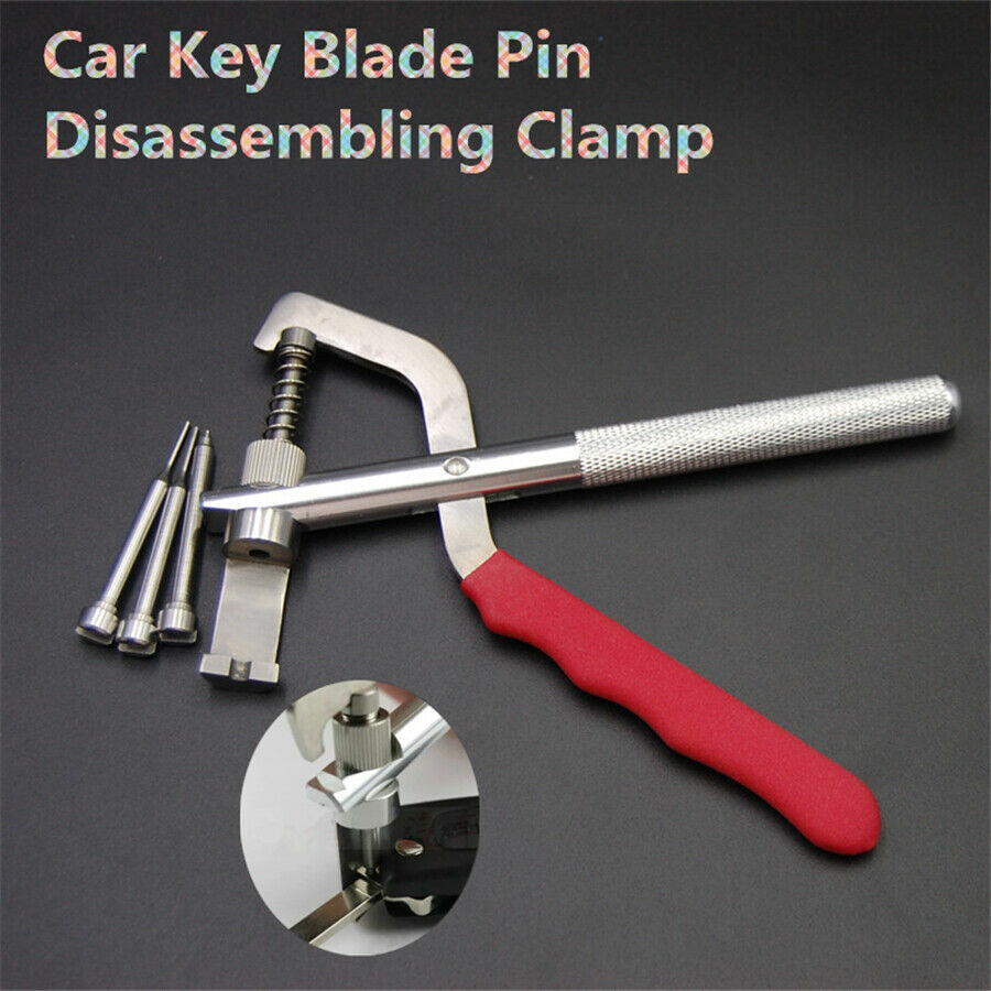 Auto Remote Car Key Blade Pin Disassembling plier & Pins