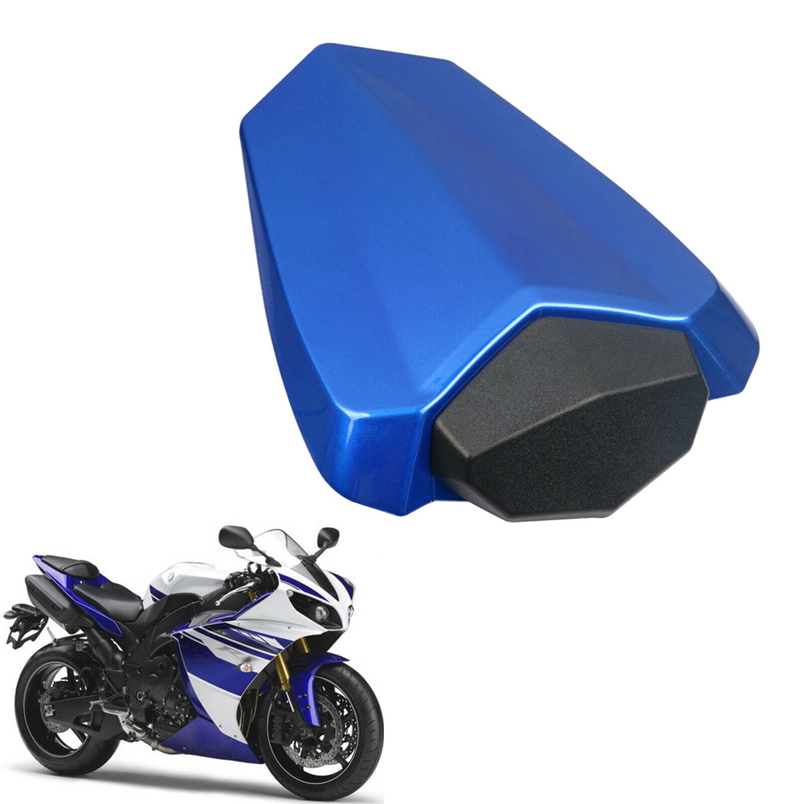 Rear Seat Hard Solo Protective Cowl for Yamaha YZF R1 YZFR1 09-14 Blue