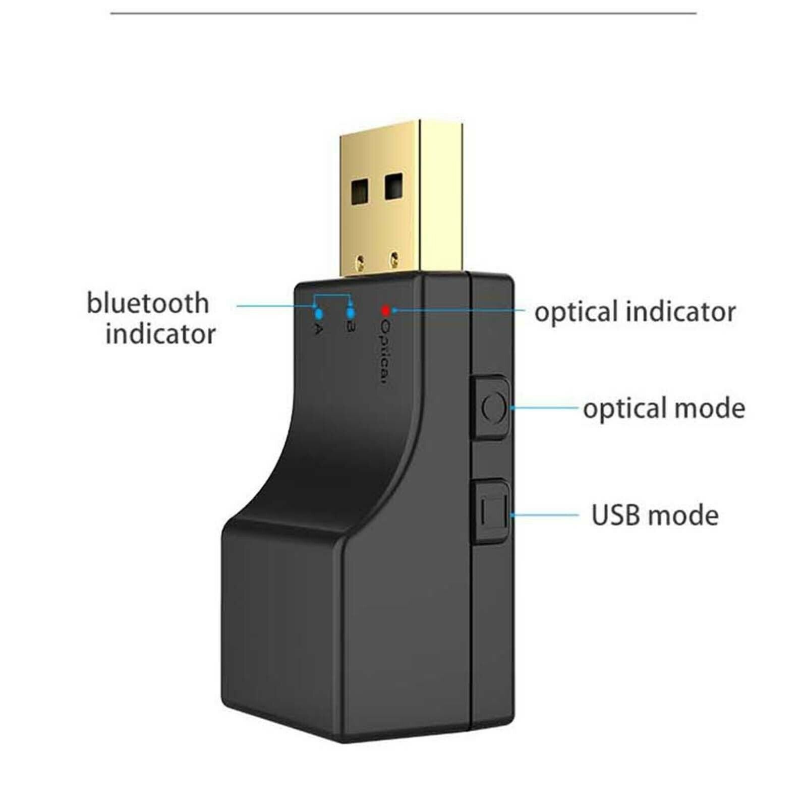 Bluetooth Audio Transmitter Wireless Adapter for Switch Headphone TV Home