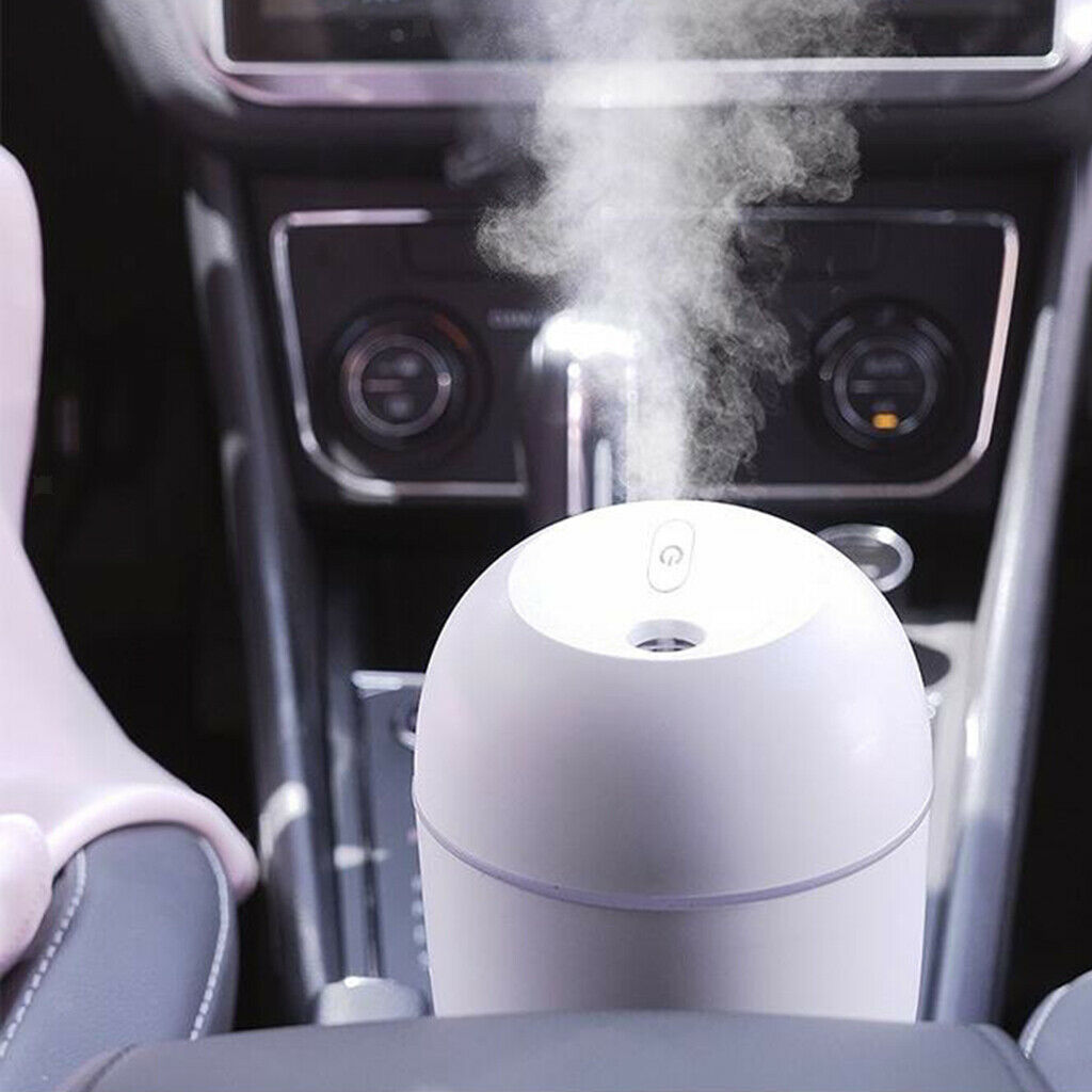 220ml Ultrasonic Humidifier for Bedroom Quiet Cool Mist Air Lightweight Portable