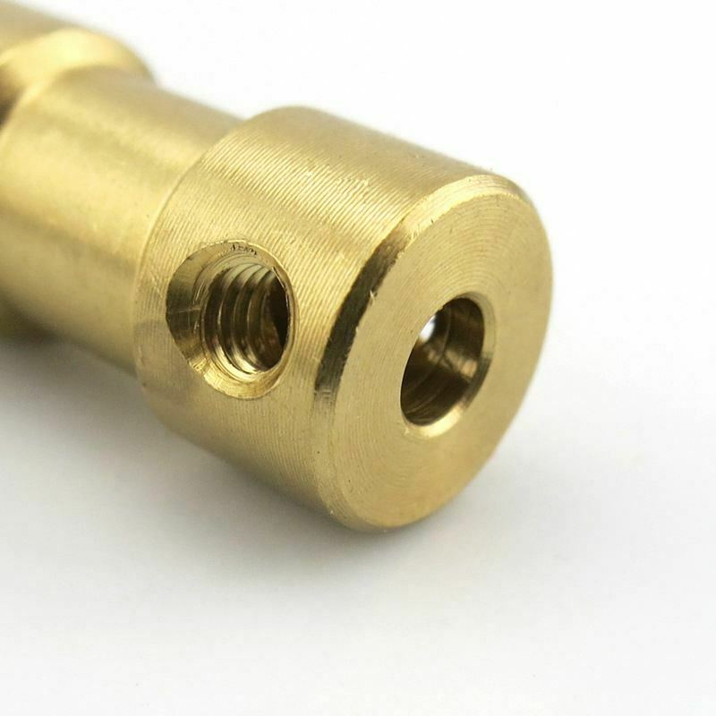 2mm to 2mm Copper DIY Motor Shaft Coupling Joint Connector for Electric Car ToF3