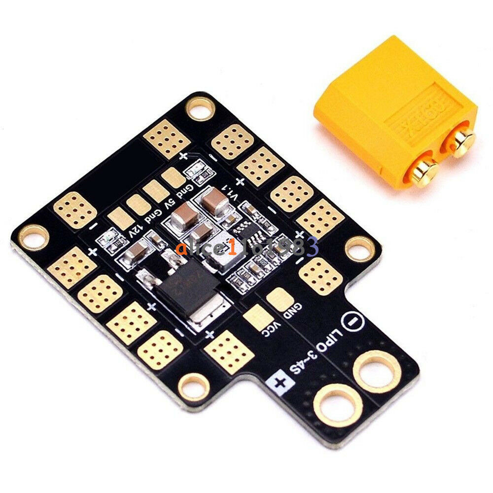 PDB-XT60 Power Hub Distribution Board BEC 5V 12V for Racing 250 210 Drone