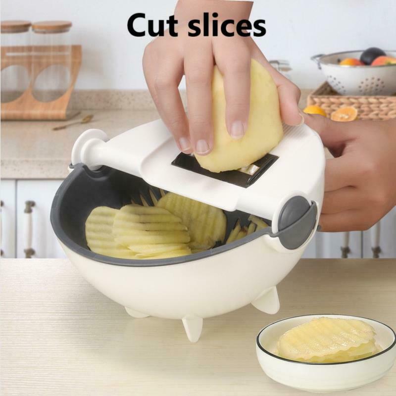 Multifunctional Vegetable Cutter Fruit Vegs Slicer Grater Shredders Drain BaBDA