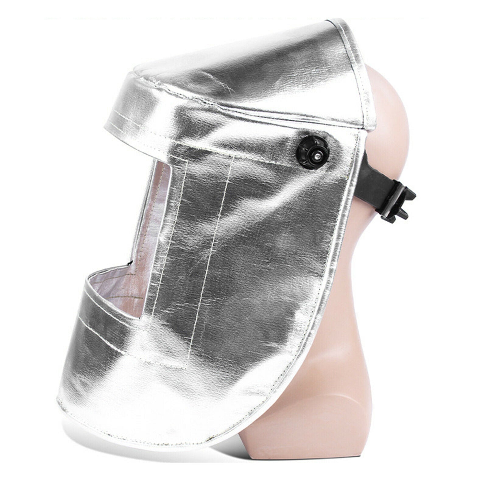 1pc Adjustable Full Face Aluminum Foil Welding Helmet Chainsaw Safety Helmet