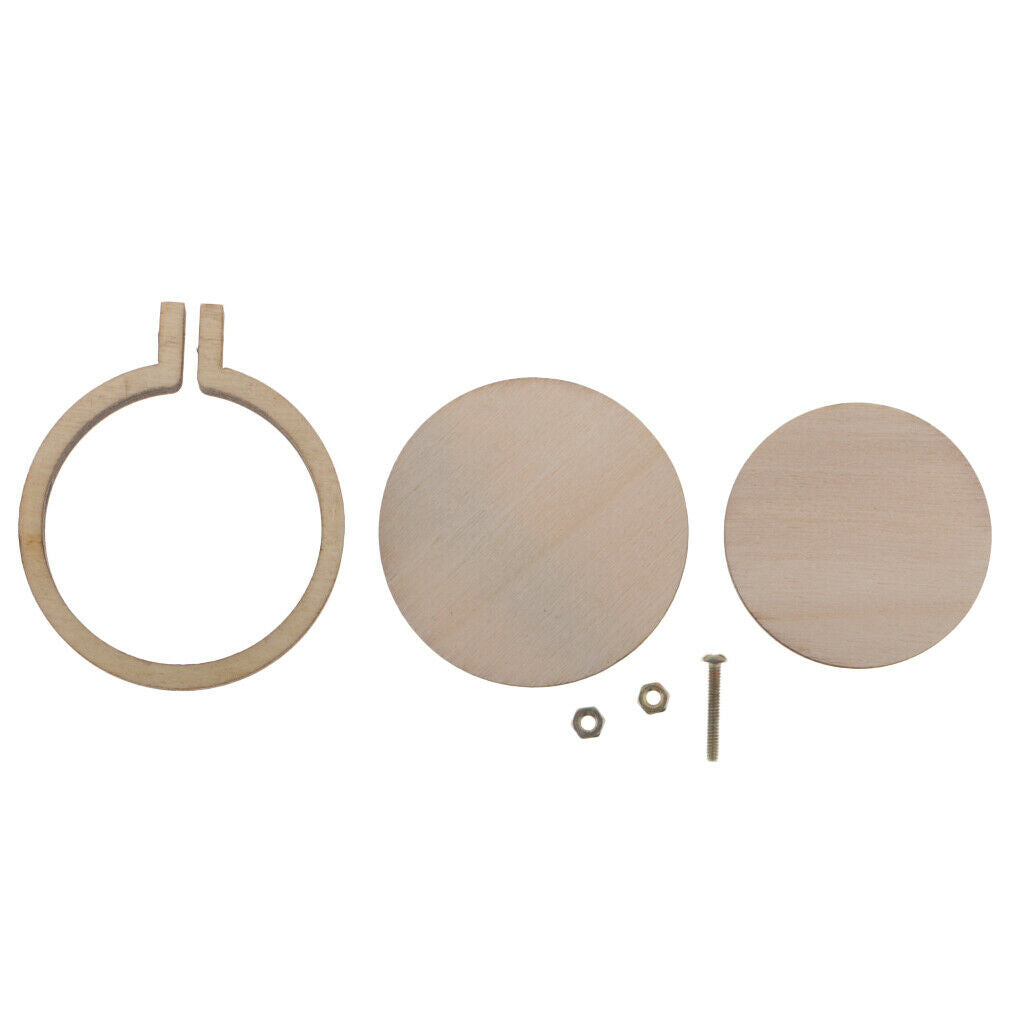Round Wooden Embroidery Hoop Frames Embroidery Hoop Ring Sewing Crafts 34mm