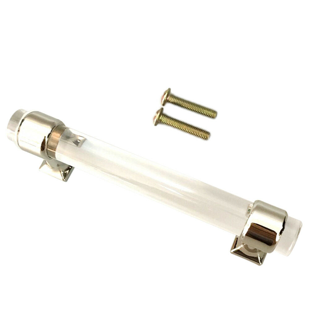 2Pcs 120mm Acrylic Door Pull Knob Drawer Cabinet Cupboard Handle Hardware