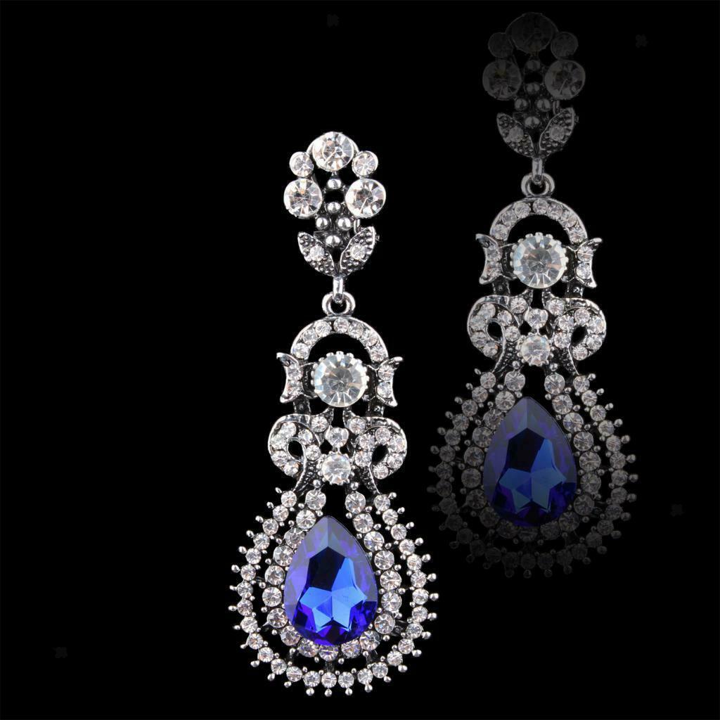 Fashion Jewellery Luxury Glitter Rhinestone Earrings Elegant Decorations