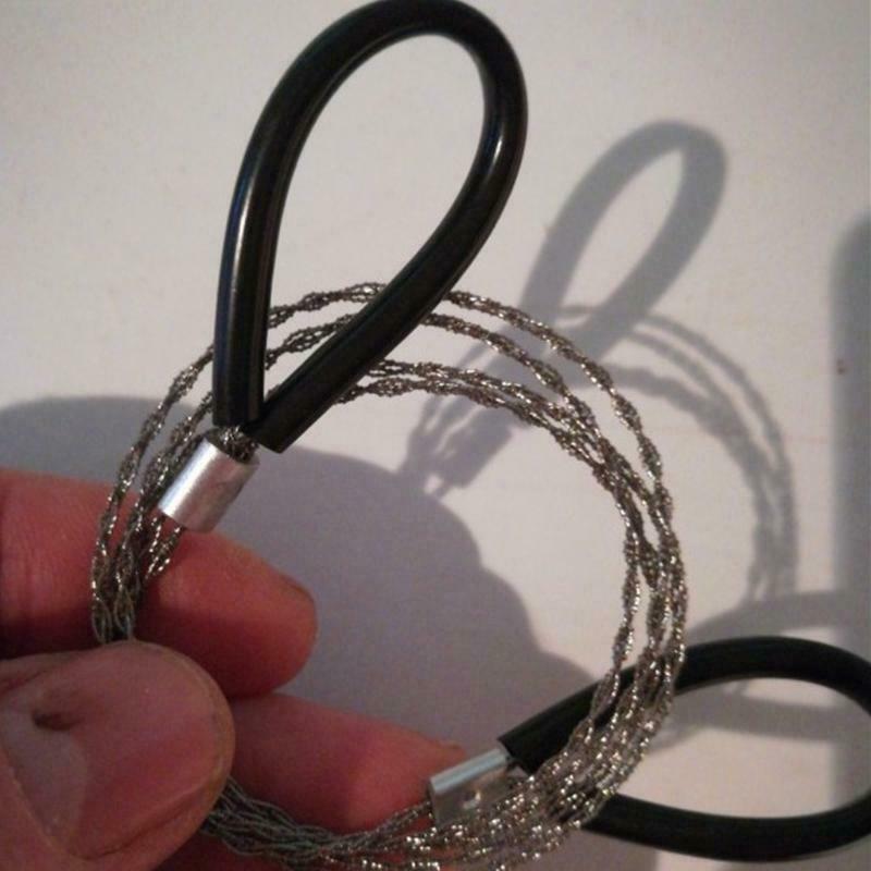 Hand Stainless Steel Rope Chain Saw Practical Portable Emergency Survival Gear