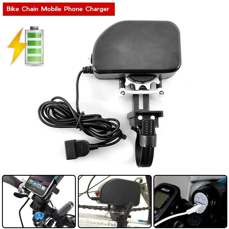 Bicycle Bike Chain Mobile Phone Charger Power Generator to USB - Dynamo, 3600mAh