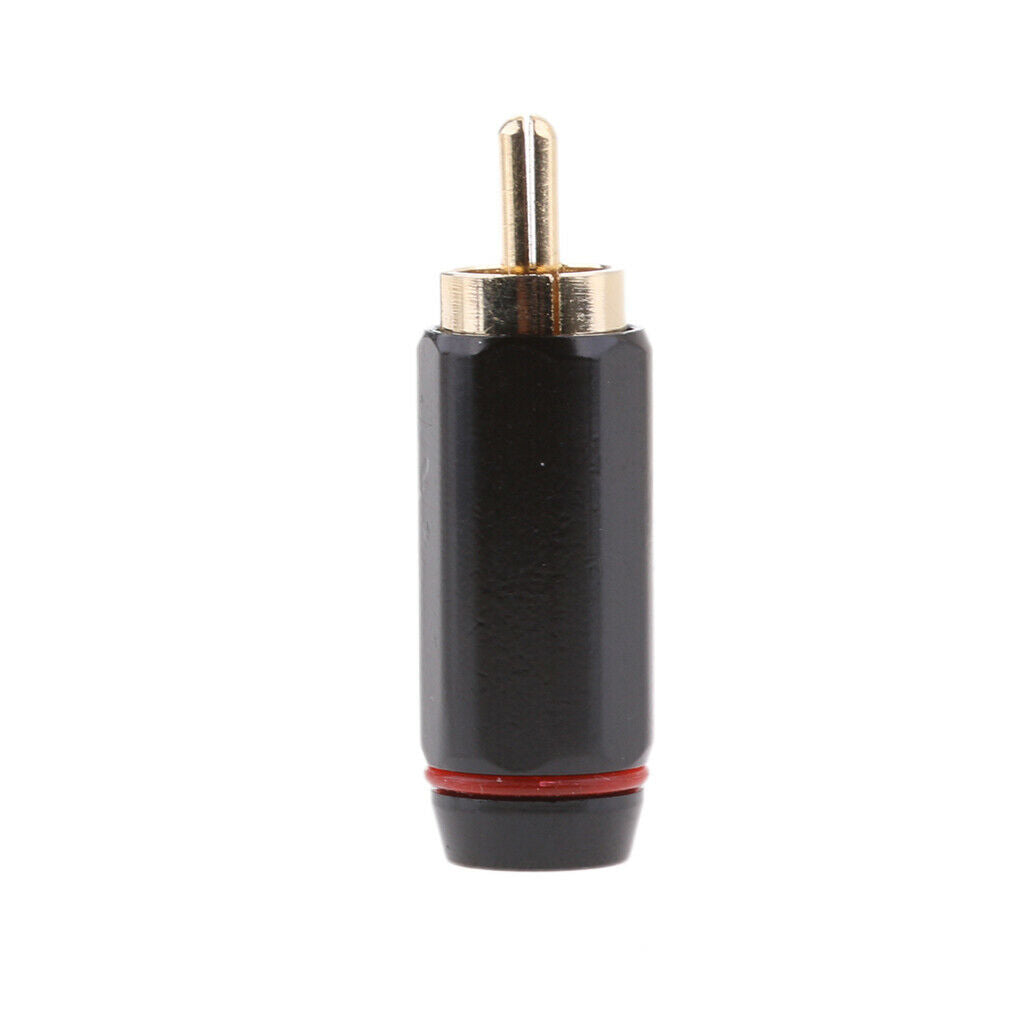 Pack of 2pcs 3.5mm   to RCA Male Plug Mono Female Audio Connector Adapter
