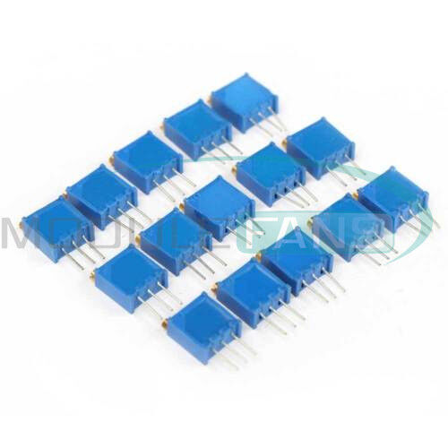 15 Values 3296 Trimmer Trim Pot Resistor Potentiometer Kits M