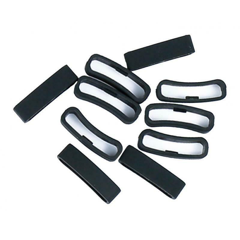 10pcs Fastener Ring for Sunnto Core Watch Strap Security Holder Keeper Black