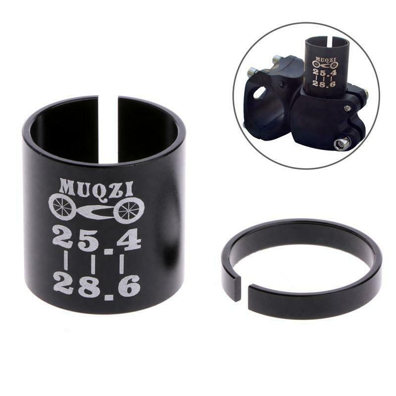 Bike Bicycle Ahead Stem Shim Reducer Conversion Variable Ring Set 25.4 to 28.6mm