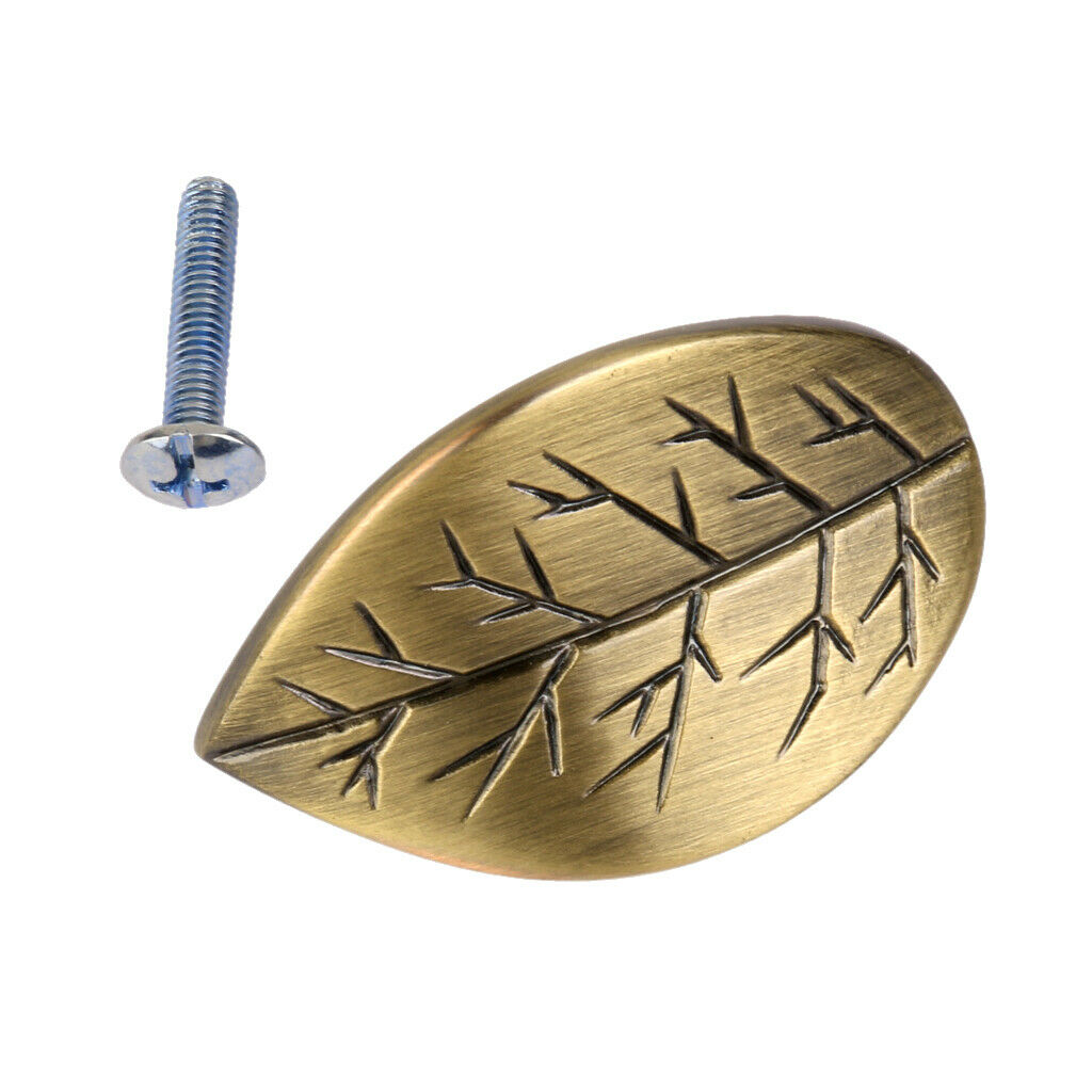 Zinc Alloy Cupboard Door Pull Chest of Drawers Door Konob with Bronze Ornament