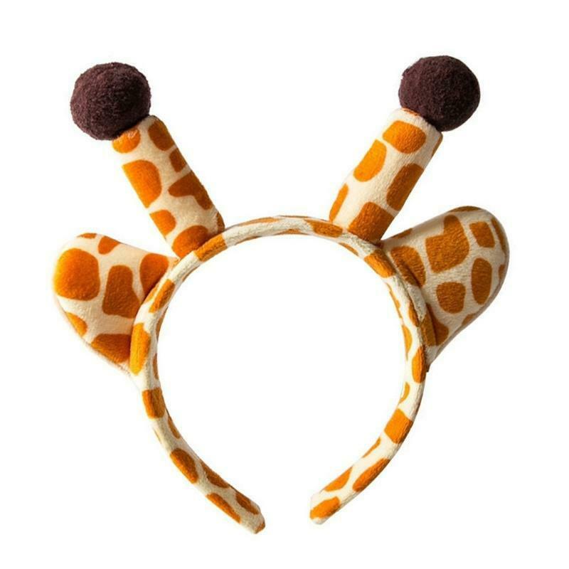 Plush Giraffe Ears Headband Stuffed Cartoon Headband Performance Hair Accessorie