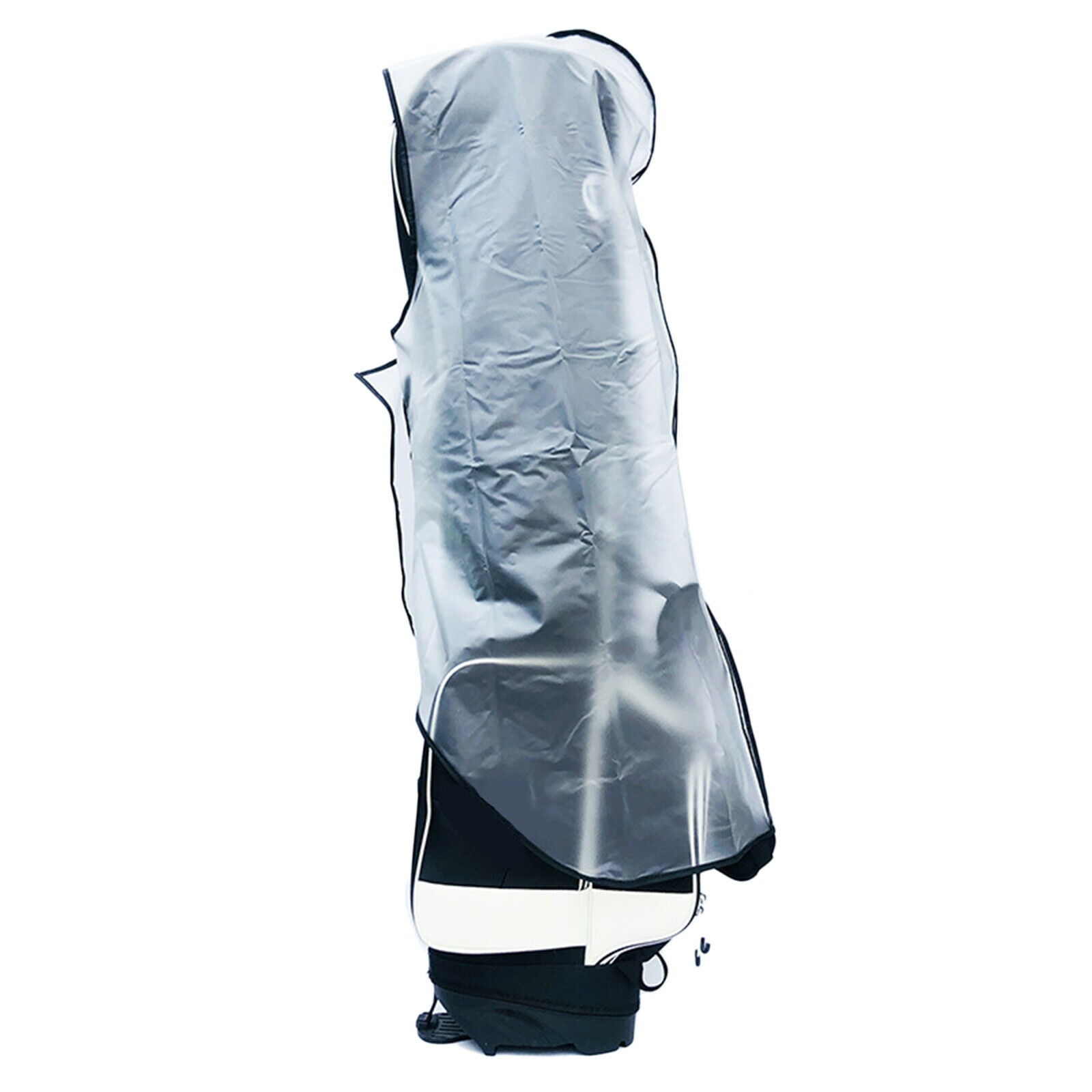 Golf Bag Rain Cover - PVC Clear Cape Golf Club Protection Water Resistant