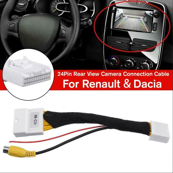 Car Rear View Camera 24Pin Adapter Connection Wire Cable For Opel & Vauxhall