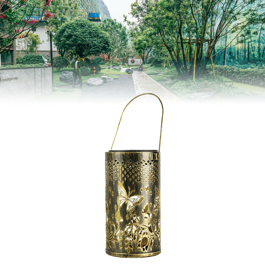 Beautiful Solar Butterfly Light LED Projection Lamp Yard Decor for Terraces