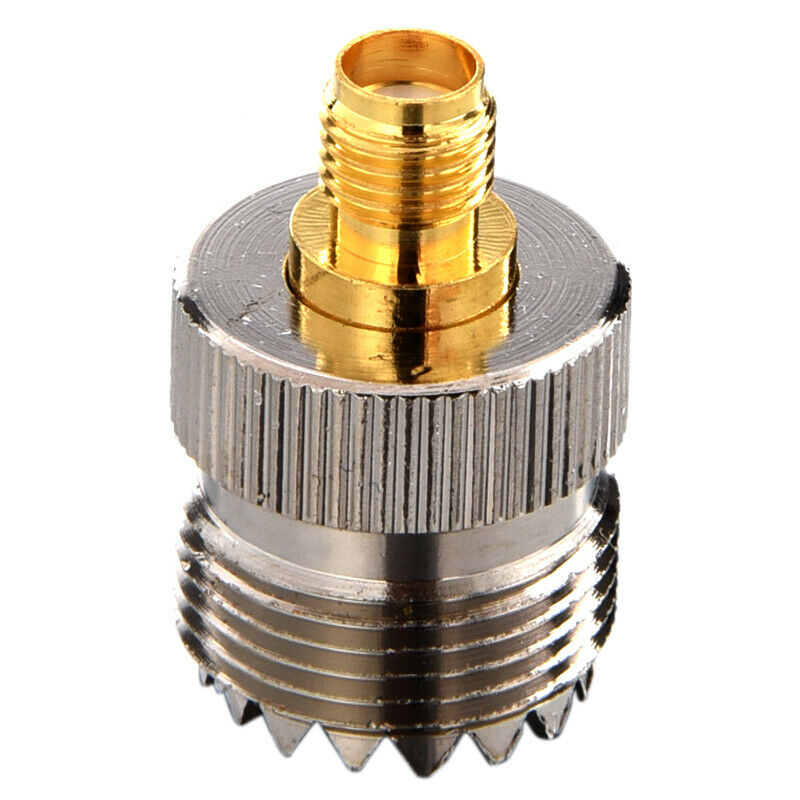 Adapter UHF female SO-239 to SMA female alloy RF coaxial converter Y8N9N9